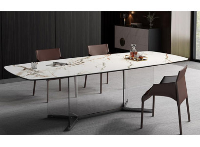 Design Marmortisch Wohn Tische Ess Zimmer Edelstahl Tisch Moderner Esstisch Návrh mramorového stolu Obývací stoly Jídelna Nerezový stůl Moderní jídelní stůl