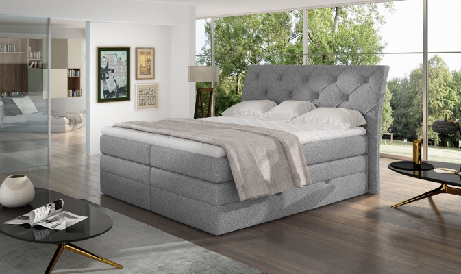 Luxus ložnice postel Polštář Chesterfield Boxspring Luxus dvojitý hotel