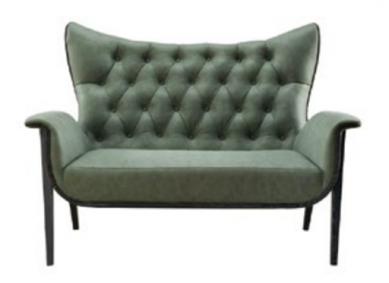 Chesterfield Sofa 2místnáč Polstrovaná Designová Souprava Sedaček Dvoumístných