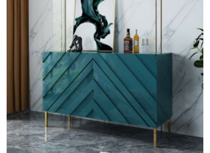 Komoda Vysoká Skříň Side Low Board Dekor Komody Designer Elegantní Luxusní