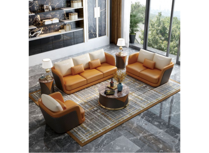 Noble Luxury Class Living Room Set Suite Sofa Couch Upholstery 6 pcs.