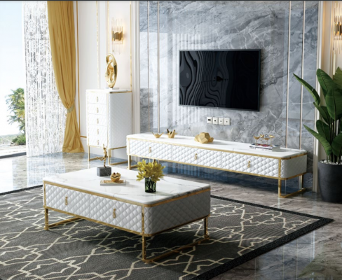 Dekorativní komoda Sideboard Skříně Komody Skříně 5 šuplíků Vysoký skříň