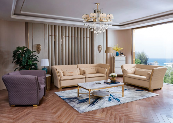 Sofa sada Relax 3+2+1 sedací souprava Design Sofas Upholstered Couches Leather