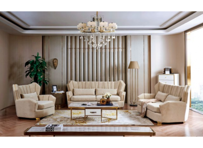 Sofa gauč sada sedačka polstrování kompletní sada 3 + 2 + 1 dekorativní sedačky designer