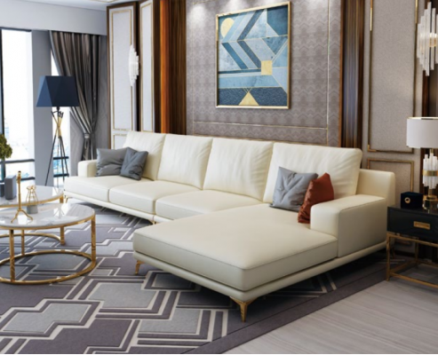 Design Pohovka Bambus Obývací Souprava Růžový Koutová Pohovka Sadný Nábytek Sofa