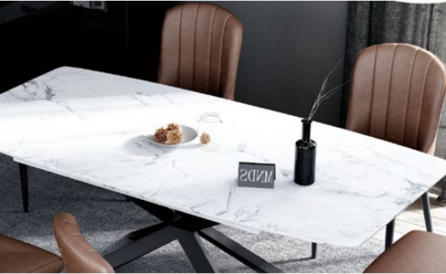 Jídelní pokoj Design Nábytek Skupina židlí Stůl + 4 židle se zády 5dílná sada