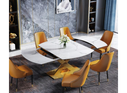 Multifunkční styl nábytek jídelní skupina sedadlo potah stůl set