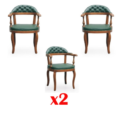 Sedačky 2x křeslo obývací pokoj jídelna textilní designové židle luxusní.