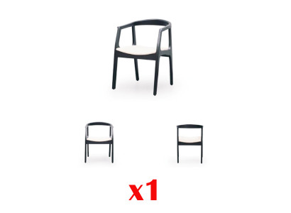 Jídelní síň Dřevěné nábytek židle Luxusní design potahovaná židle Opěrka Zasedací místnost