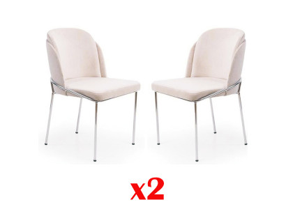 Design jídelny 2x židle Set Nový židle souprava křeslo potah