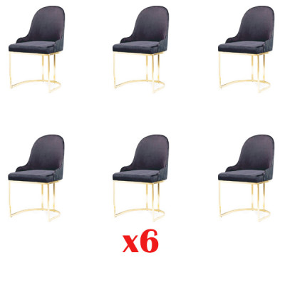 Kuchyňská jídelní sada židle set sedací souprava polstrované dřevo 6x židlí nové
