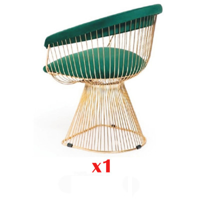 Jídelní židle s opěrkou 1x Luxusní textilní židle nábytek