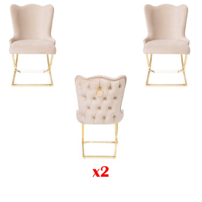 Obývací pokoj židle židle židle luxus 2x židle jídelní židle