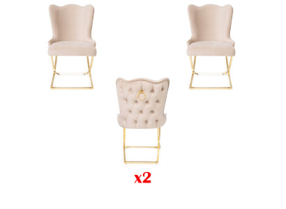 Obývací pokoj židle židle židle luxus 2x židle jídelní židle