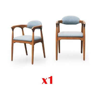 Designer židle Set jídelny s čalouněným opěradlem kompletní sestava restru.