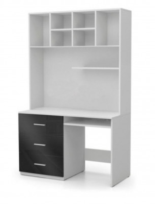 Psací stůl Černý Stůl Kancelář Dětský pokoj Pokoj pro mládež Stoly Nové Vysoký lesk