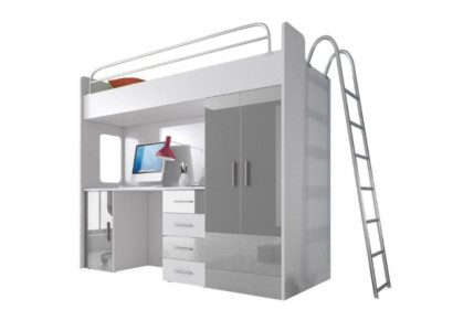 Betten Hochbett Echtes Holz Kinder & Jugend Zimmer Neu Doppelstock Bett Etagen
