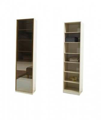 Procházková skříň Nábytek Skleněná skříň Skleněné přední části Skříň Rovinka