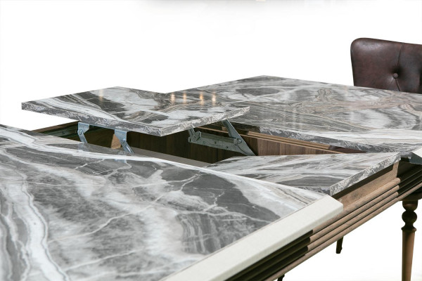 Jídelní souprava Lavice Stůl židle Jídelní stůl Buffet 6 kusů.