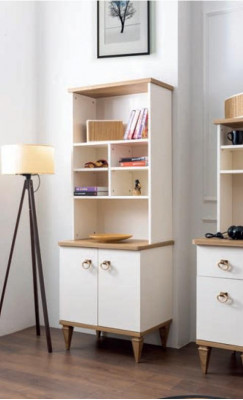 Unisex ložnice dětský pokoj set postel noční stolek knihovna stůl 5 dílů. Nový