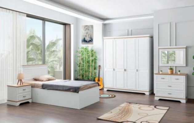 Dětský pokoj Sada komoda Zrcadlo Design Nábytek Moderní Ložnice Nové 2dílné.