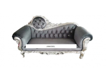 Trůn židle Královské čalounění Chesterfield Samet 2místný Starožitný styl židle