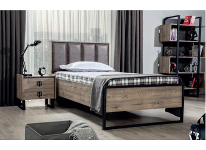 Loft noční stolek hnědý design moderní konzolový stůl stůl ložnice nové