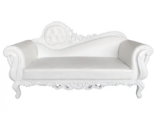 Lehátko Trůn Dlouhá pohovka Královský čalouněný Chesterfieldovská vlna Antik styl Křeslo