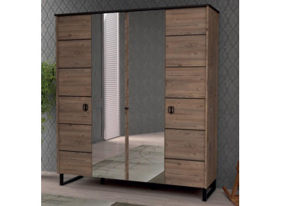 Šatní skříň Hnědá Dětský pokoj Moderní Design Nový