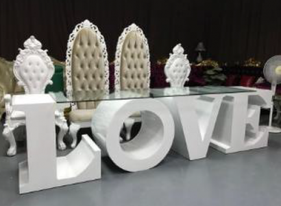 Svatební luxusní jídelní stůl Barokní rokoko masivní klasické stoly