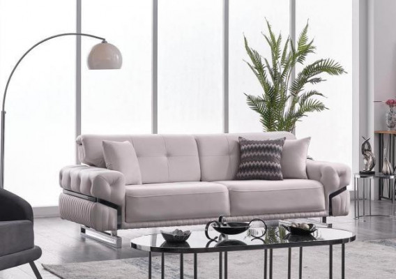 Třísedací pohovka Moderní polstrovaná sedací souprava Designer Couch Nábytek