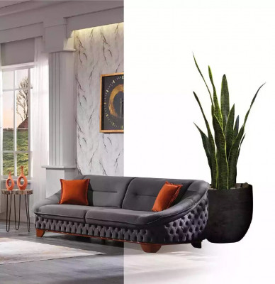 Sofa set 3+3+1 Chesterfield living room complete set 3-piece