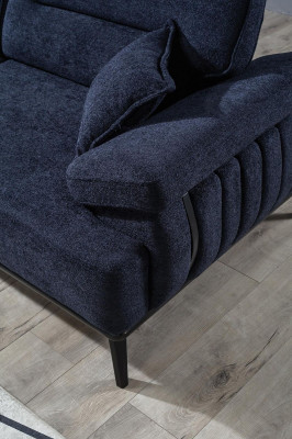 Luxus pohovka 3místná, designové pohovky s čalouněním, moderní sedací látkové nové nábytek pohovka.