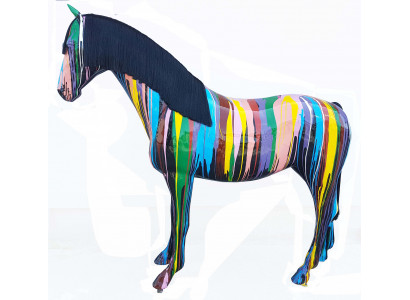 Návrhář Abstraktní postava Moderní sochy Dekorace koně Zahrada Sochy Nové