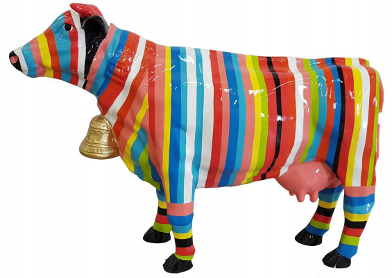 Designer Abstraktní Moderní Socha Krávy Ze Skel Pro Zahradní Dekorativní Sochy