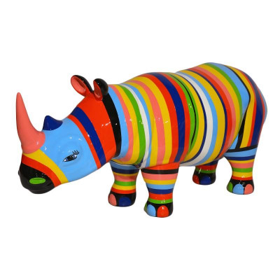 Návrhová postava Socha Moderní sochy Dekorace Nosorožec Zahrada Sochy Nové