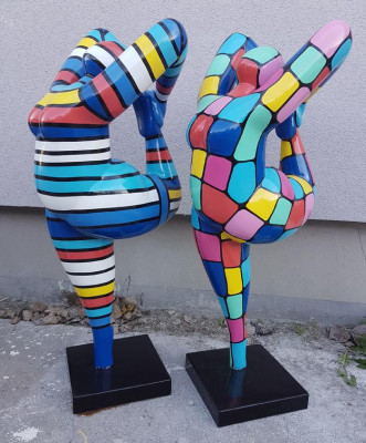 Designer Abstrakte Figuren Moderne Dekorationen Frau Figuren Skulptur Skulpturen  Návrhář Abstraktní postavy Moderní dekorace Ženské postavy Socha Sochy