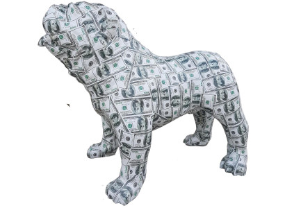 Designer Figur Socha Moderne Figuren Dekorace Pes Zahrada Socha Sochy