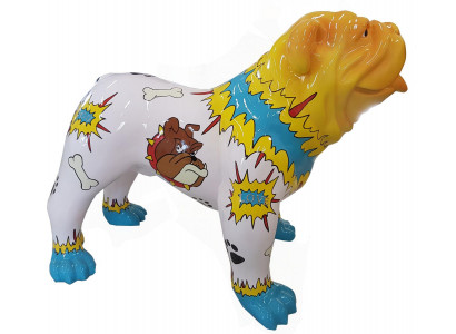 Design sochy sošky Moderní socha buldočka sochačská sochy Dekorace soch