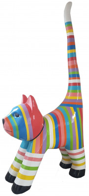 Designer Abstrakte Figur Moderne Figuren Dekoration Katze Skulpturen Bunte Neu Designer Abstraktní postava Moderní sochy Dekorace Kočka Sochy Barevné Nové