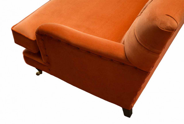 Tříkřídlá pohovka 3 sedadla látková Chesterfield moderní design obývací pokoj gauč