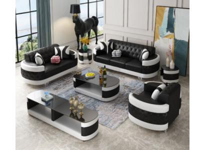 Moderní luxusní sedací souprava 3+2+1 sedadel, designová pohovka, čalouněné pohovky, nová sedačka.