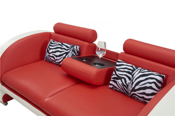 Sofa set design Couchen 3 + 2 + 1 seater set kožená sedací souprava.