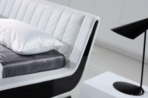 Designer Bed Matrimonial Bed Upholstered Bed Bedroom Leather Bed New Beds