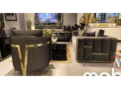 Návrh křesla Luxus Klasický Moderní Zádový Textil 1 Sedačka Nábytek Jeden člověk Pohovka