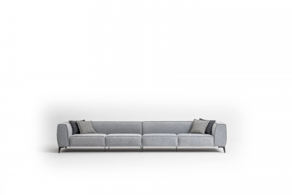 Pohovka Couch Modern obývací pokoj Pohovky 6 Místná sedací souprava Nábytek Textilní pohovka 420cm.