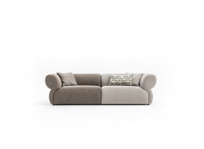 Sedačka Luxus 3místná Šedá Pohovka Obývací pokoj Třímístná sofa 250 cm