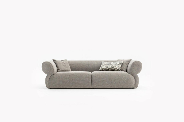 Sofa 3 Sedák Beige Sofa Luxus Wohnzimmer Moderní Design Potahová Látka Nový