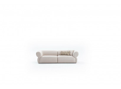 Sofa Konvice Polštář Nábytek Třísedadlová Pohovka 3 Místná Moderní Design Pohovka Beige
