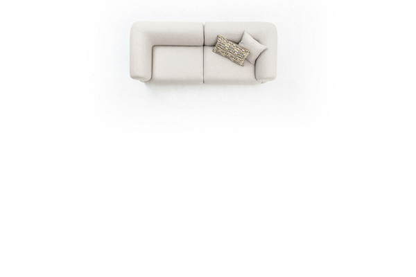 Sofa Konvice Polštář Nábytek Třísedadlová Pohovka 3 Místná Moderní Design Pohovka Beige